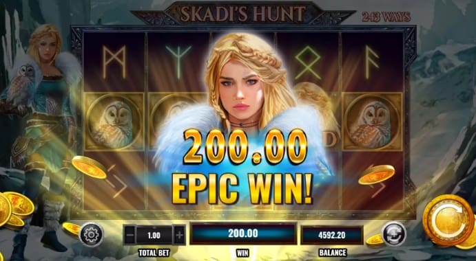 Explore the Arctic Magic in Skadi’s Hunt Slot!